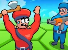 Tile Hex World: Red vs Blue